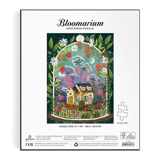 Galison Puzzle Kwitnący ogród Joy Laforme 1000 elementów