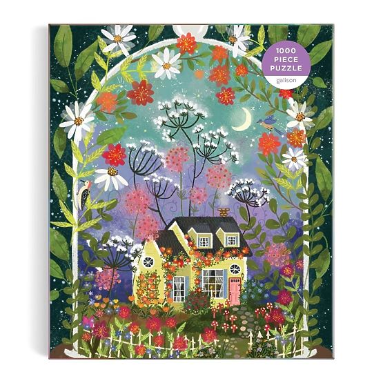 Galison Puzzle Kwitnący ogród Joy Laforme 1000 elementów