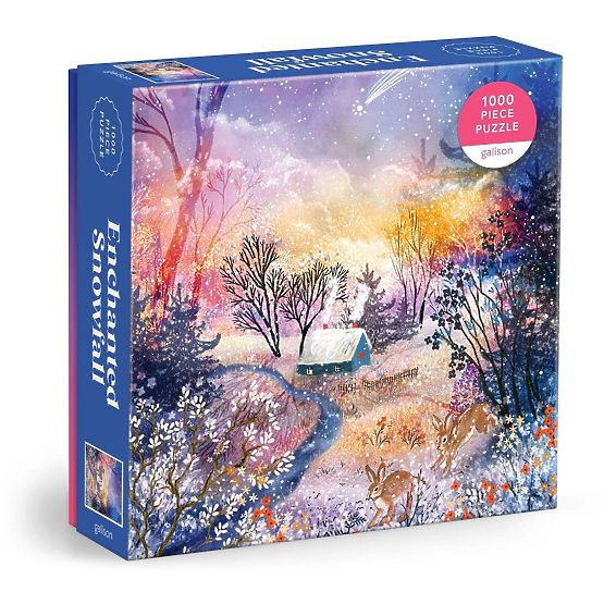Galison Puzzle Magiczna zaśnieżona kraina 1000 elementów