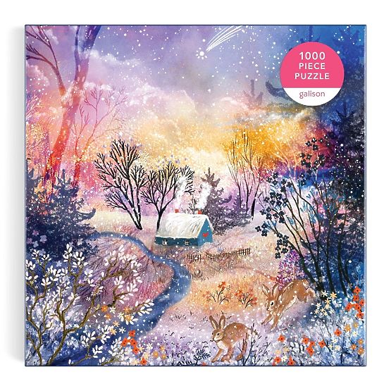 Galison Puzzle Magiczna zaśnieżona kraina 1000 elementów