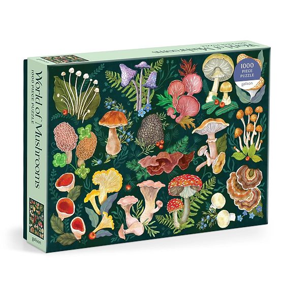 Galison Puzzle Świat Grzybów 1000 elementów