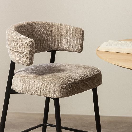 Hoker Rosario beżowy/czarne nogi