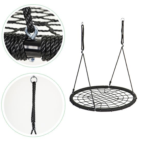 Huśtawka bociany w gnieździe