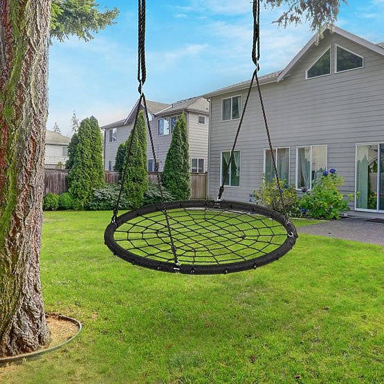 Huśtawka bociany w gnieździe