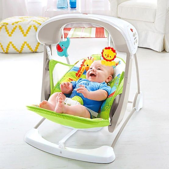 Huśtawka turystyczna Fisher Price Rainforest