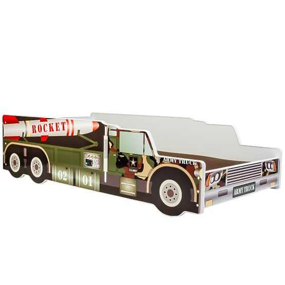 Jednoosobowe łóżko Rakieta 160x80 z materacem