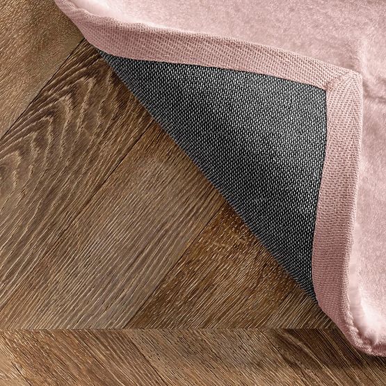 Jedwabny dywan Rabbit - Różowy