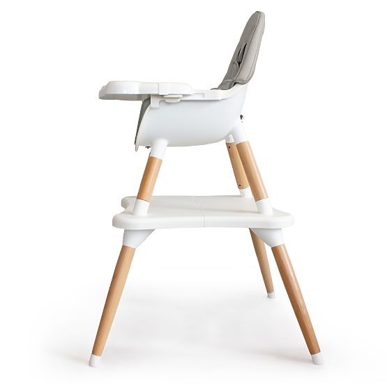 Krzesło do jadalni SKANDI 2w1 - szare