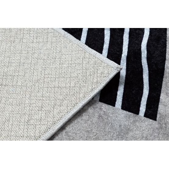 JUNIOR 51974.802 dywanik myjący Niedźwiedzie, zwierzęta dla dzieci antypoślizgowy - szary