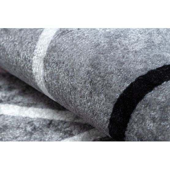 JUNIOR 52106.801 dywanik myjący Abeceda dla dzieci antypoślizgowy - szary