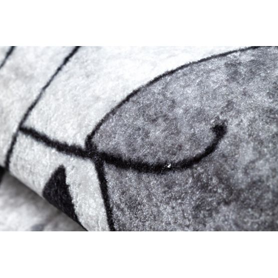 JUNIOR 52107.801 dywanik myjący Niedźwiedzie, zwierzęta, ulice dla dzieci antypoślizgowy - szary