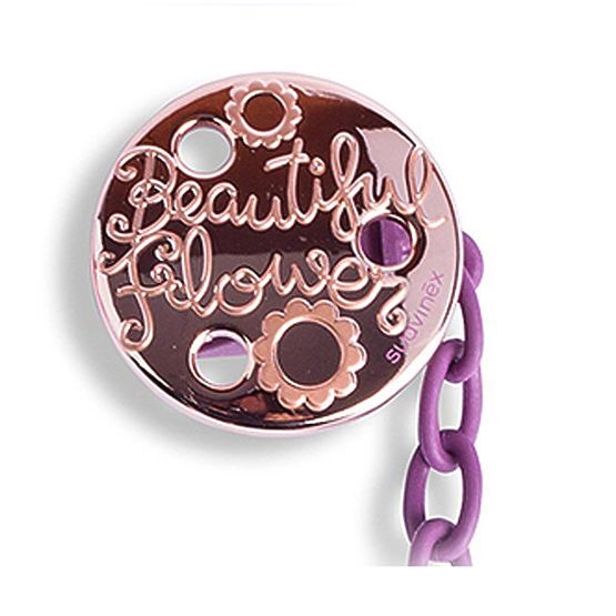 Klips do smoczka Gold