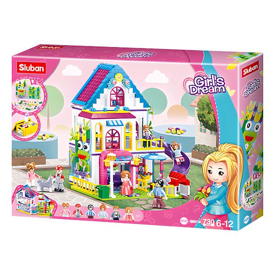 Klocki Sluban Girls Dream M38-B0974 - Wesoła willa