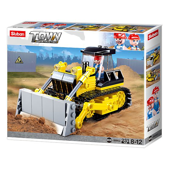 Klocki Sluban Town Budowniczy M38-B0802 - Buldożer