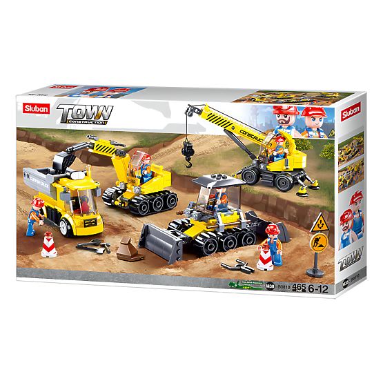 Klocki Sluban Town Budowniczy M38-B0810 - Plac Budowy