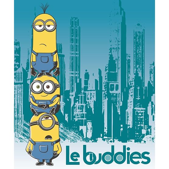 Koc dziecięcy Minionki 01