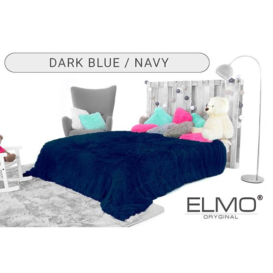 Koc/narzuta ELMO DARK BLUE