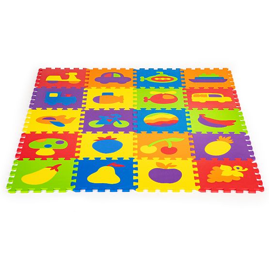 Kolorowa podkładka edukacyjna - puzzle piankowe