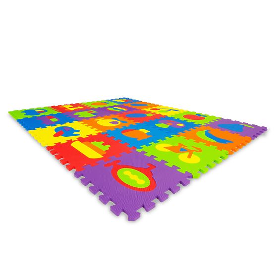 Kolorowa podkładka edukacyjna - puzzle piankowe