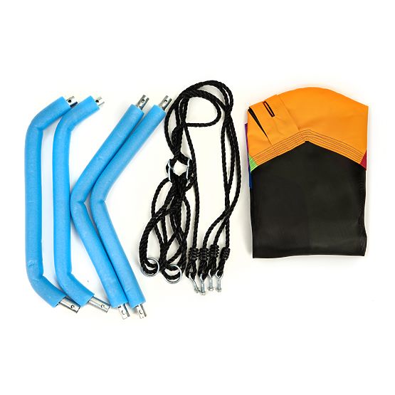 Kolorowe huśtawki gniazdo bocianów