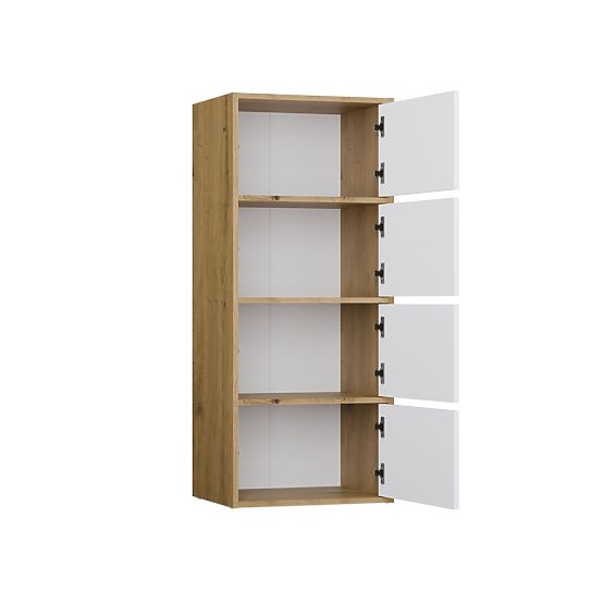 Komoda ALMA Front BIAŁY Korpus DĄB ARTISAN