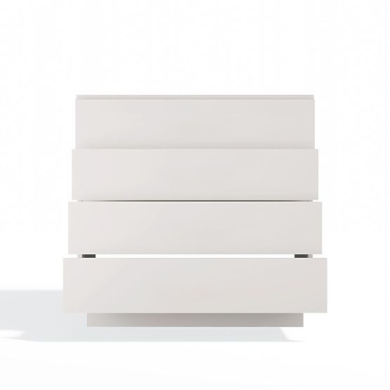 Komoda AMBER 4S Szafka 4 Szuflady Do Sypialni Salonu KAŠMÍR Beżowa