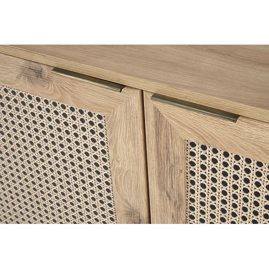 Komoda BORNEO KM-2 dąb artisan/czarny