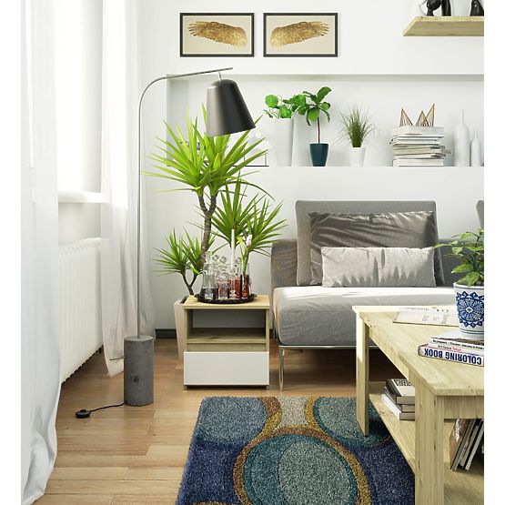 KOMODA CL1 PK DĄB ARTISAN / BIAŁY