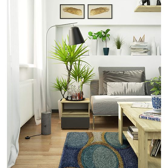 KOMODA CL1 PK DĄB ARTISAN / SZARY