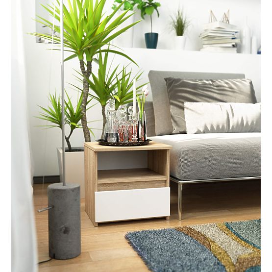 KOMODA CL1 PK DĄB SONOMA / BIAŁA