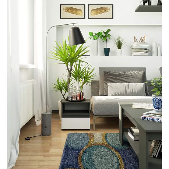 KOMODA CL1 PK GRAFIT SZARY / BIAŁY