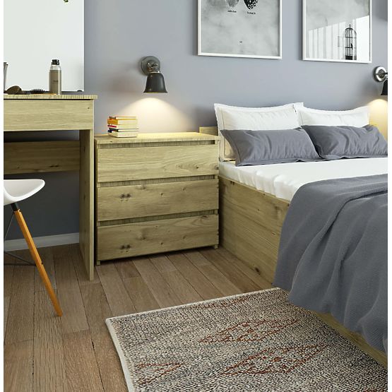 KOMODA CL3 3SZ CLP PK DĄB ARTISAN