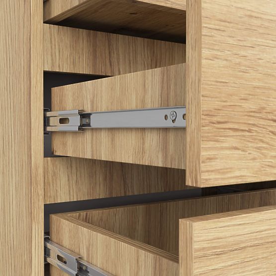 KOMODA CL3 3SZ CLP PK DĄB ARTISAN