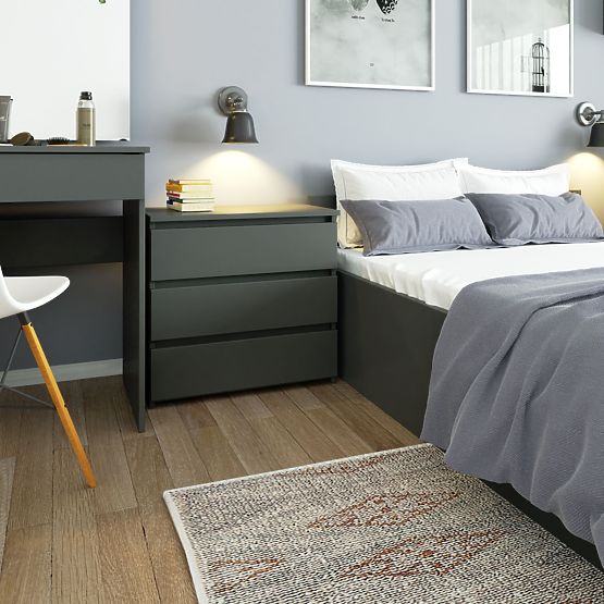 KOMODA CL3 3SZ CLP PK GRAFIT SZARY