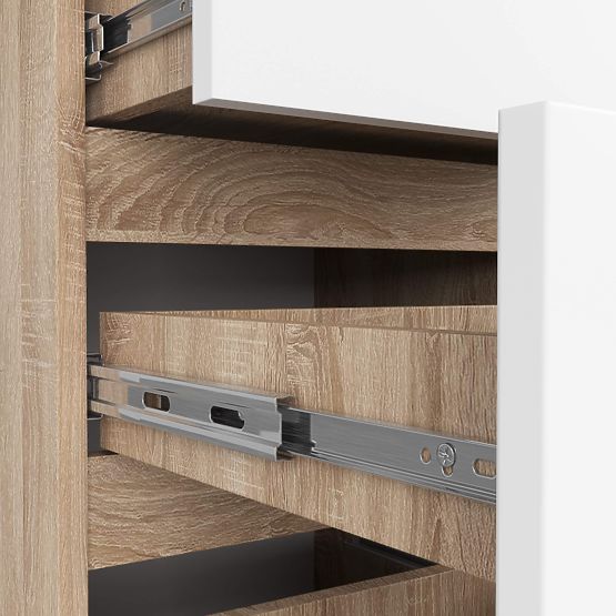 KOMODA CL4 PK DĄB SONOMA / BIAŁA