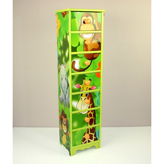 Komoda dla dziecka Jungle 7 szuflad
