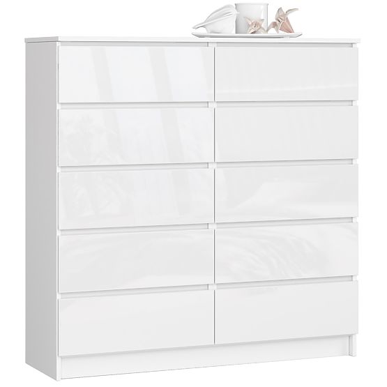 KOMODA K120 10SZ CLP PK BIAŁY POŁYSK