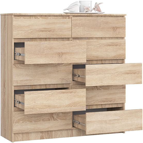 KOMODA K120 10SZ CLP PK DĄB SONOMA