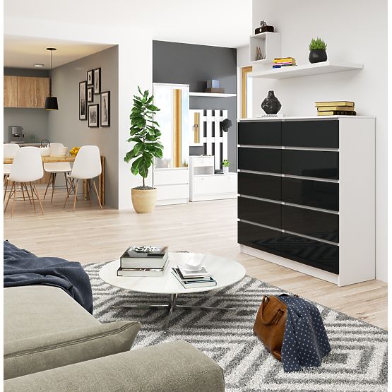 KOMODA K120 10SZ CLP PK GRAFIT POŁYSK