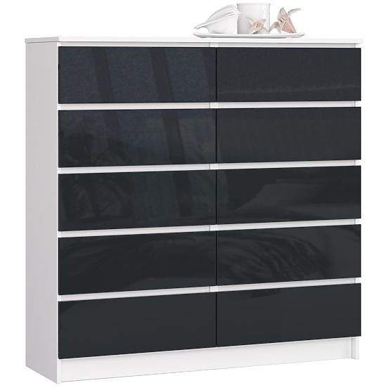 KOMODA K120 10SZ CLP PK GRAFIT POŁYSK