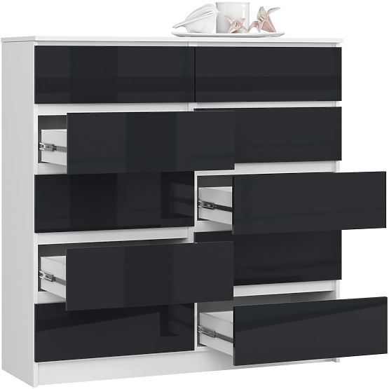 KOMODA K120 10SZ CLP PK GRAFIT POŁYSK