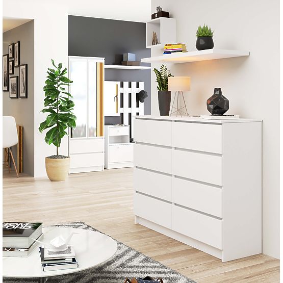 KOMODA K120 8SZ PK BIAŁA