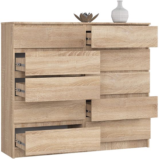 KOMODA K140 10SZ CLP PK DĄB SONOMA