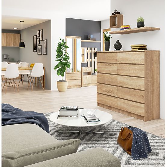 KOMODA K140 10SZ CLP PK DĄB SONOMA