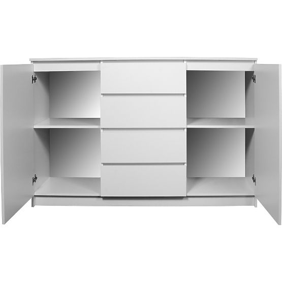 KOMODA K140 2D 4SZ CLP PK DĄB SONOMA / BIAŁA