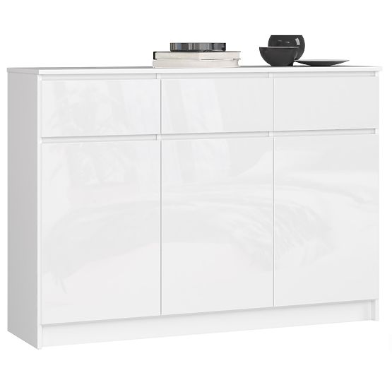 KOMODA K140 3D 3SZ CLP PK BIAŁY POŁYSK