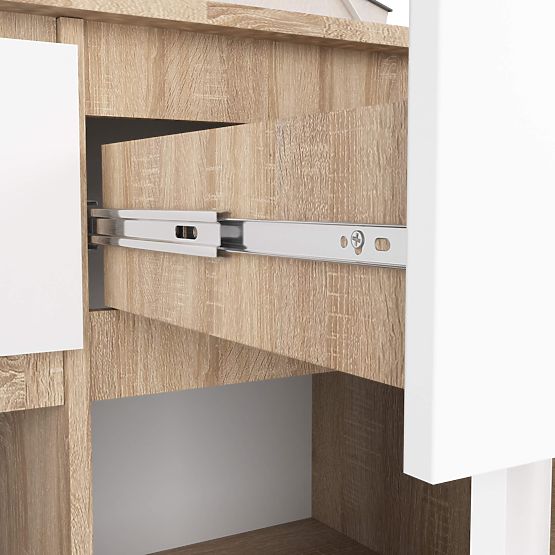 KOMODA K140 3D 3SZ CLP PK SONOMA / BIAŁA