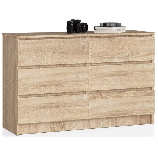 KOMODA K140 6SZ CLP DĄB SONOMA