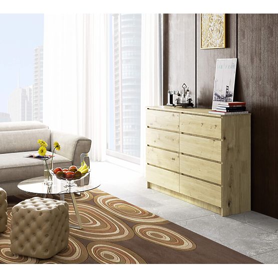 KOMODA K140 8SZ CLP DĄB ARTISAN