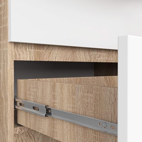 KOMODA K140 8SZ CLP PK SONOMA / BIAŁA